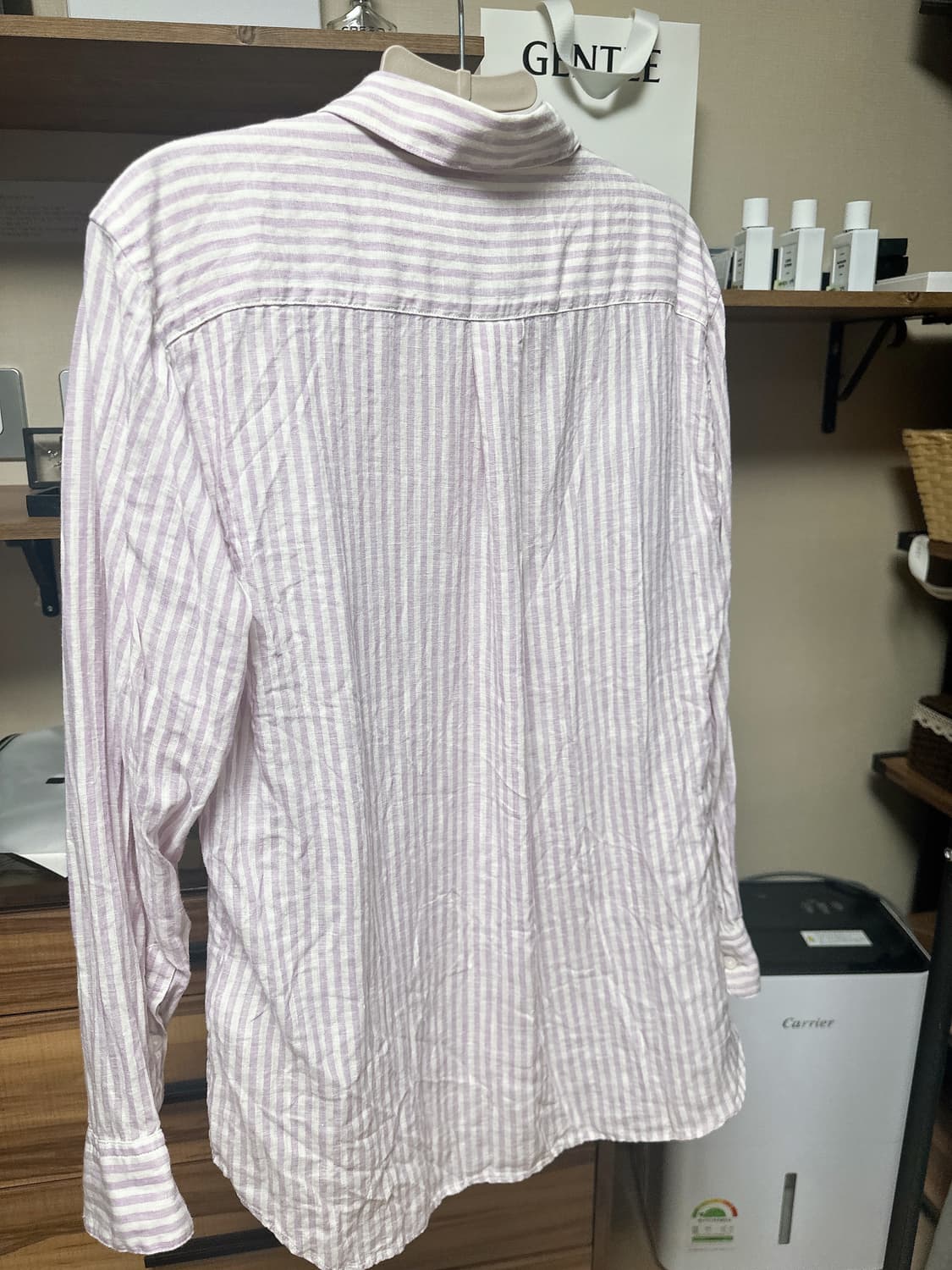 유니클로 마100% 린넨 셔츠 여자 L  상품이미지3