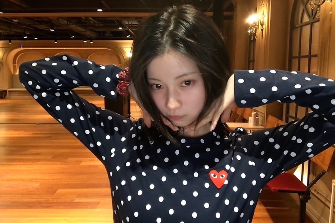 꼼데가르송 도트무늬 롱슬리브 상품이미지2