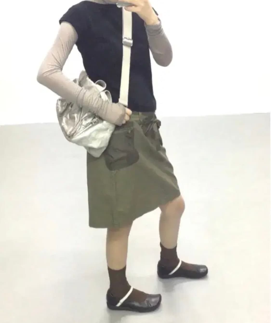 빈티지 키플링 실버 숄더크로스백 상품이미지2