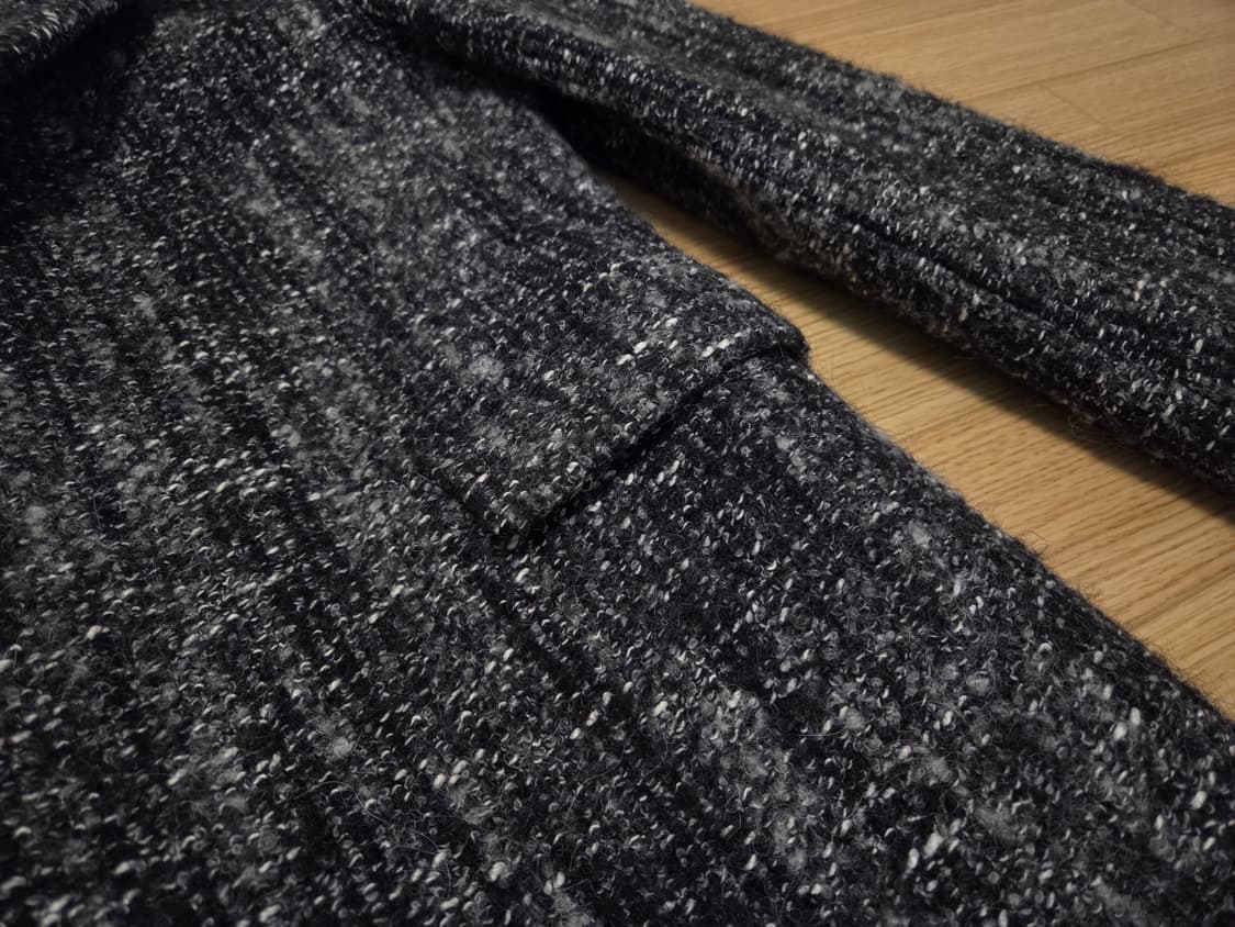 시스템 옴므 트위드 오버 코트 상품이미지4