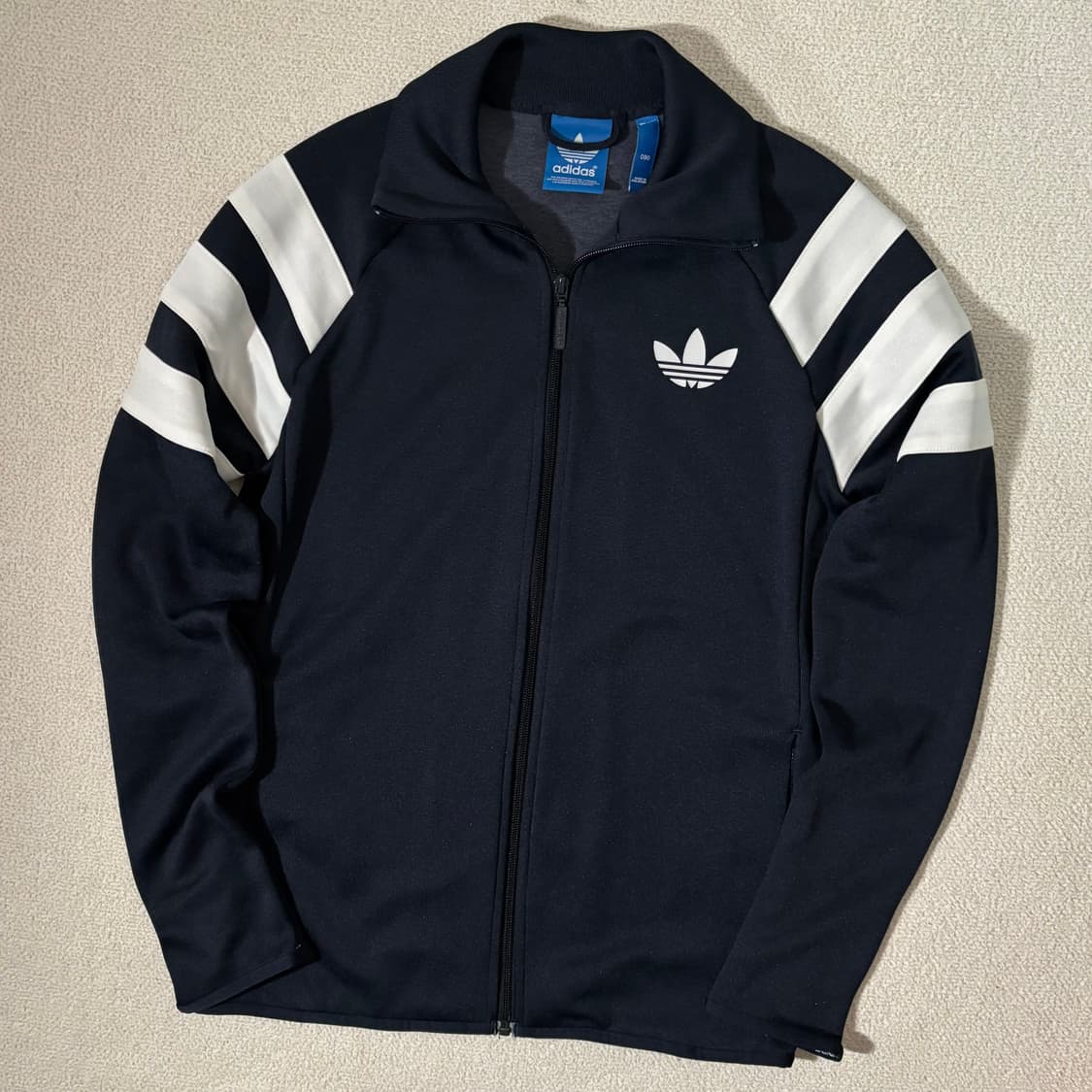 아디다스 파이어버드 트레포일 FC 네이비 트랙탑 져지 상품이미지1