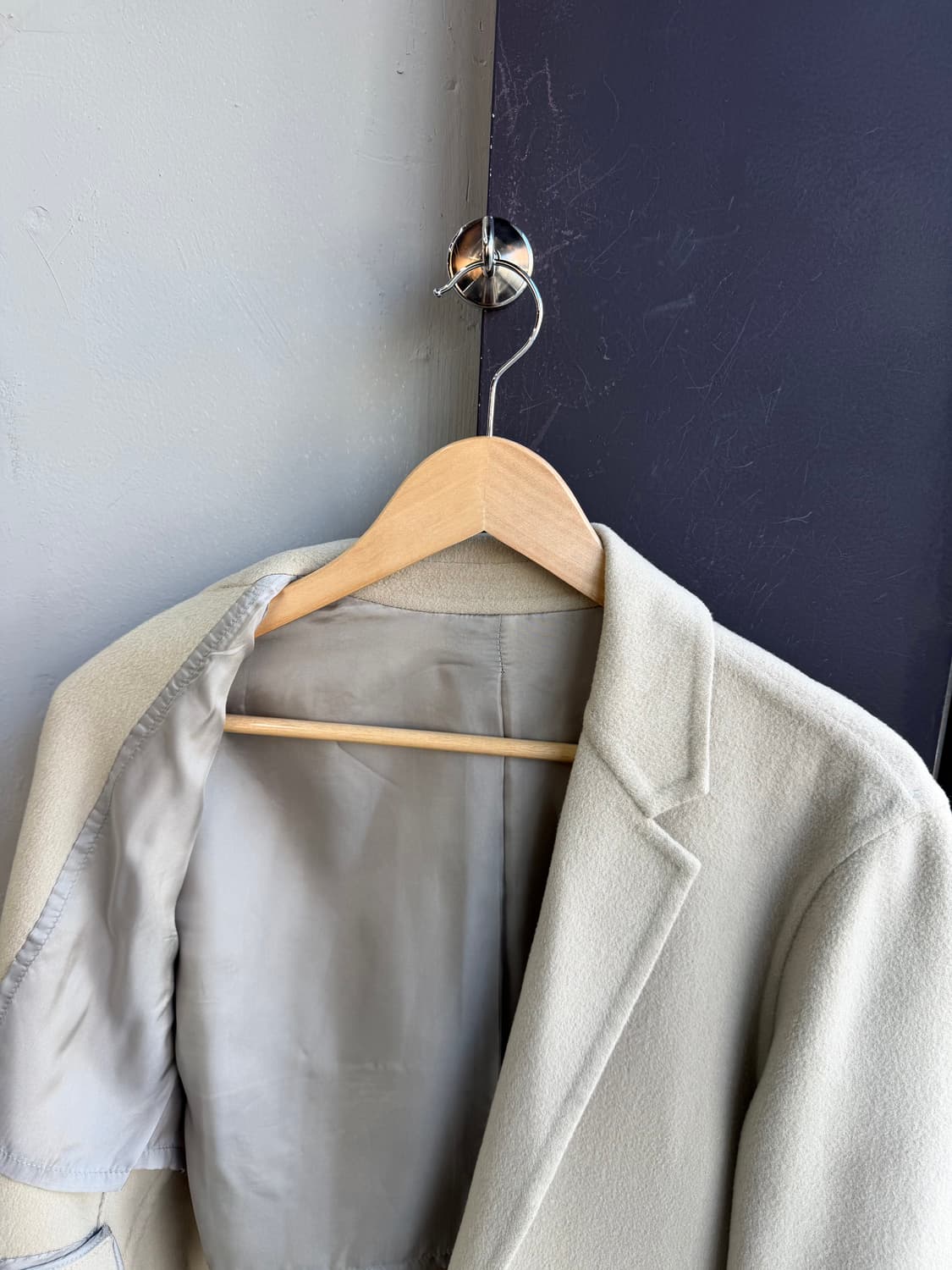 95/ 타임옴므 캐시미어 블랜딩 투버튼 코트 상품이미지5