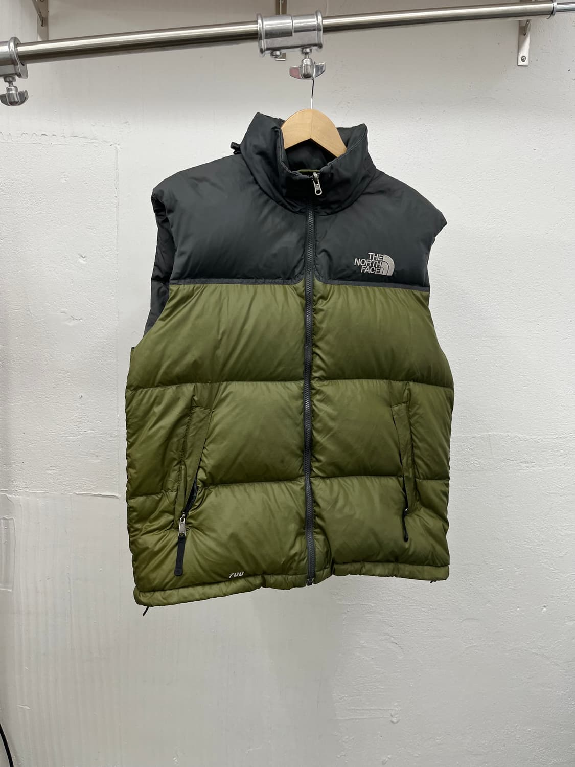 XL) THE NORTH FACE KHAKI PADDED VEST 상품이미지1