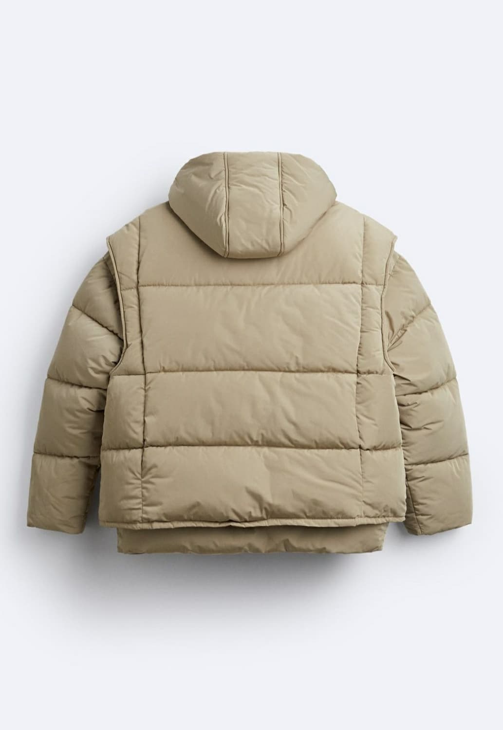 자라 디테처블 베스트 패딩점퍼 XL 상품이미지5