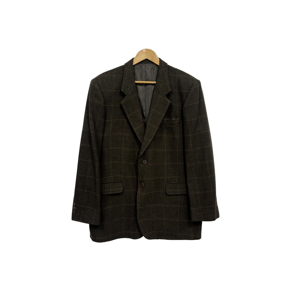 파크랜드 빈티지 패턴 캐시미어 체크 블레이저 상품이미지1