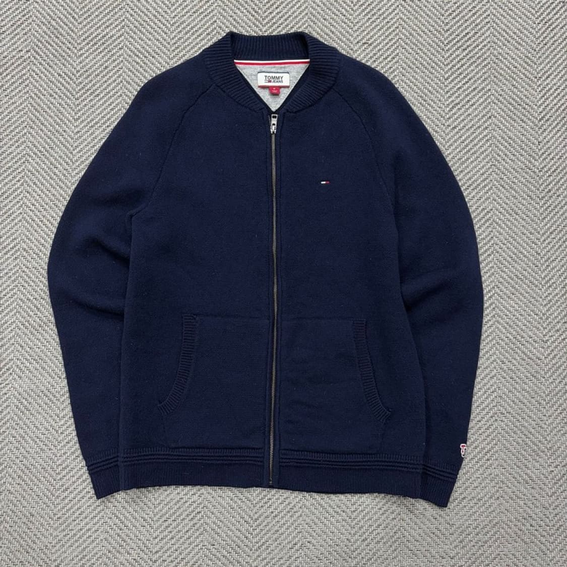 타미힐피거 울블렌드 니트 집업 v1980 상품이미지1
