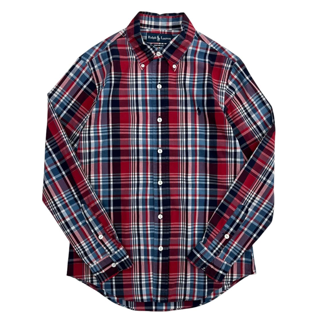 폴로 랄프로렌 블랙포니 타탄체크 셔츠 S 상품이미지2