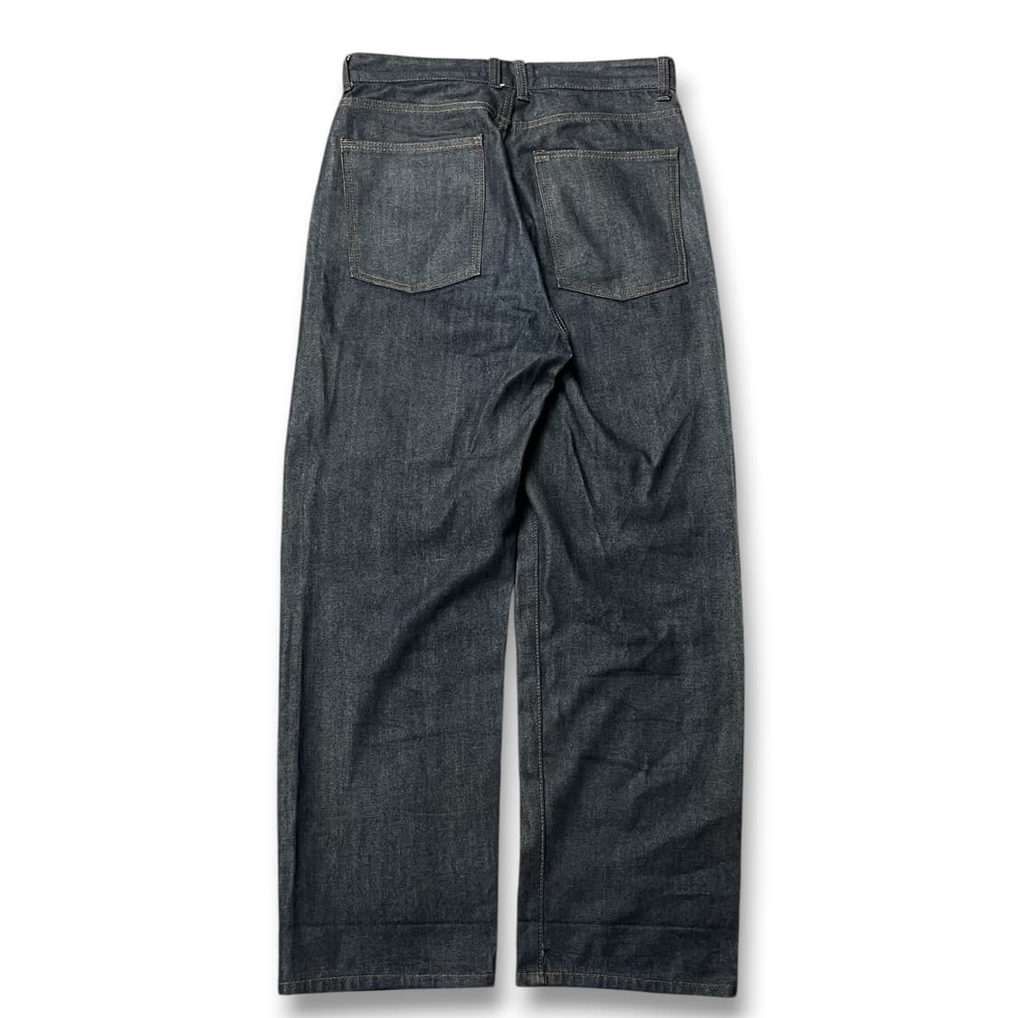 (28) 비슬로우 원턱 데님 팬츠 상품이미지2