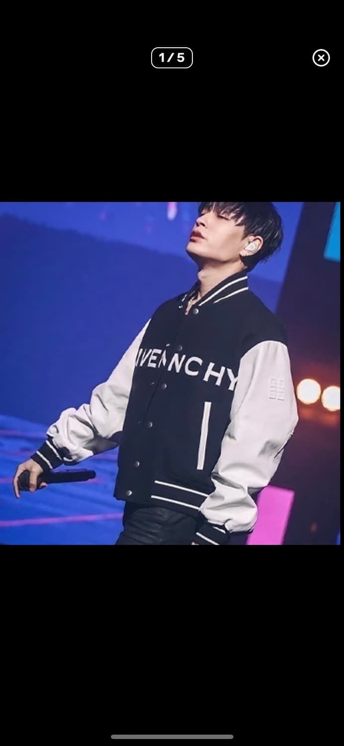 지방시 레더 바시티 자켓 상품이미지4