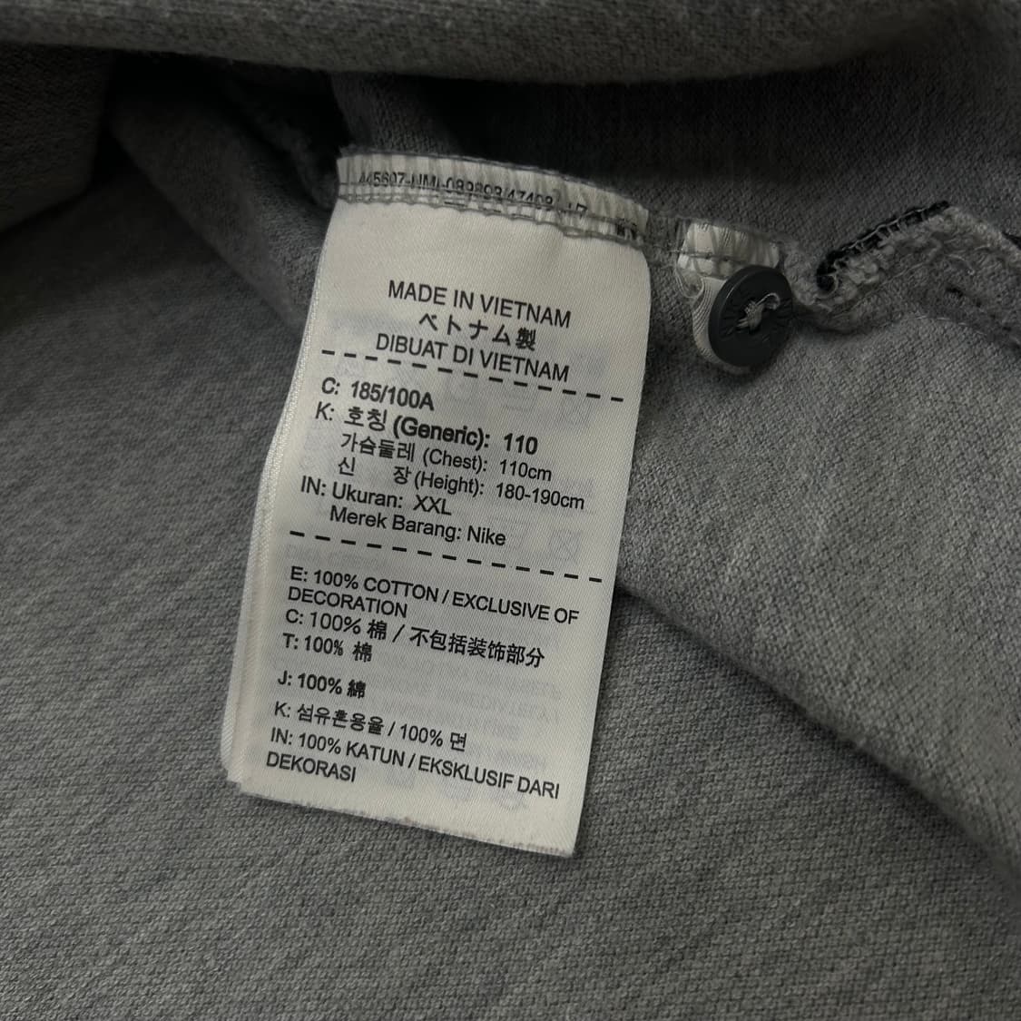 [XXL]나이키 테니스 헤리티지pk반팔/그레이 상품이미지6