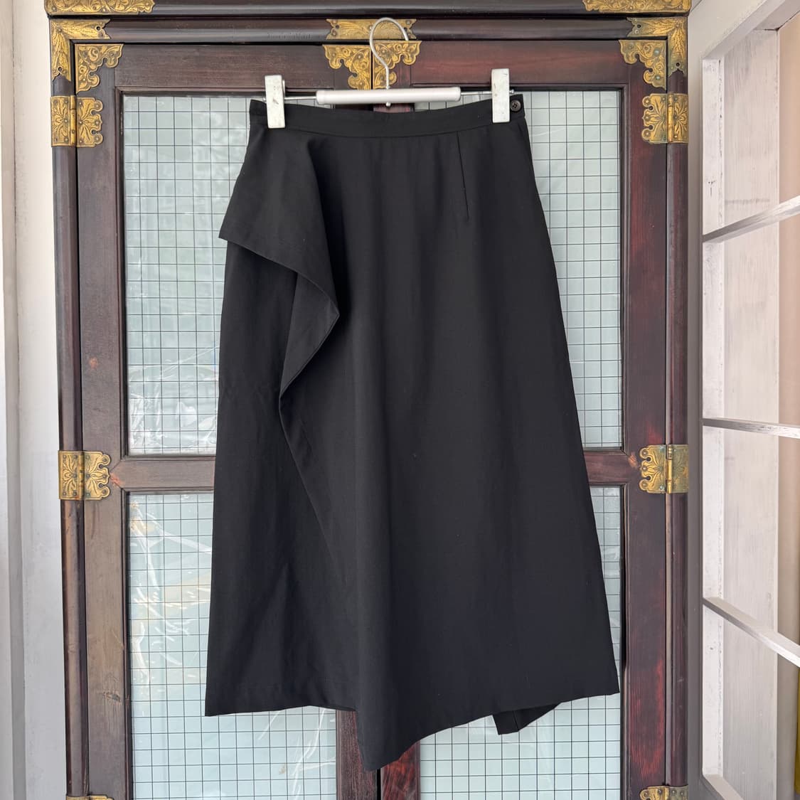 꼼 데 가르송 트리콧 ad1991 플랩 레이어드 스커트 상품이미지4