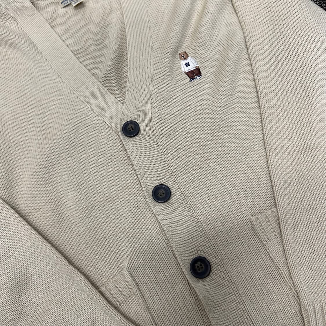 후아유 골든베어 케이블 니트 가디건 S 상품이미지4