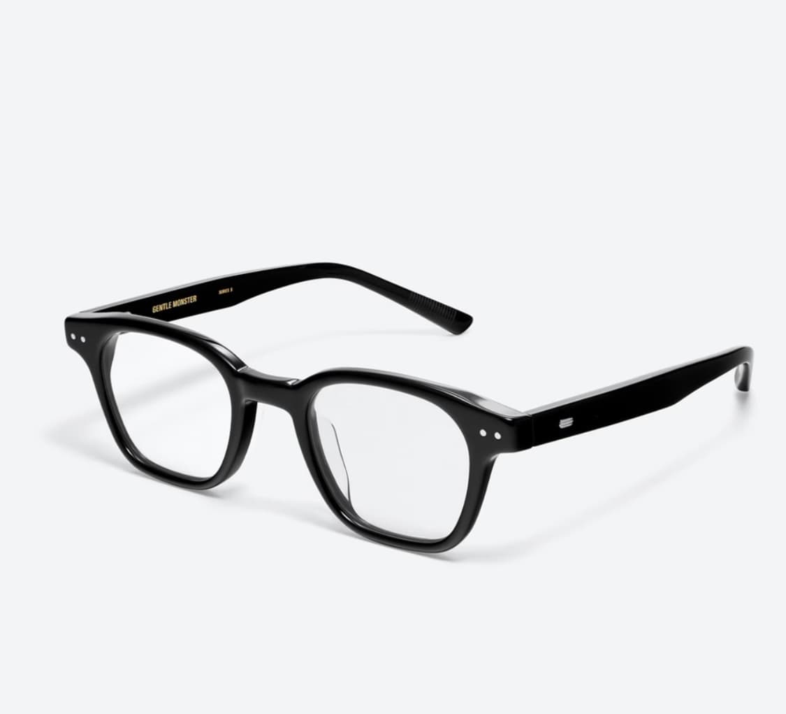 [상태최상/풀박스] 젠틀몬스터 CATO-01 블랙 뿔테안경 상품이미지1