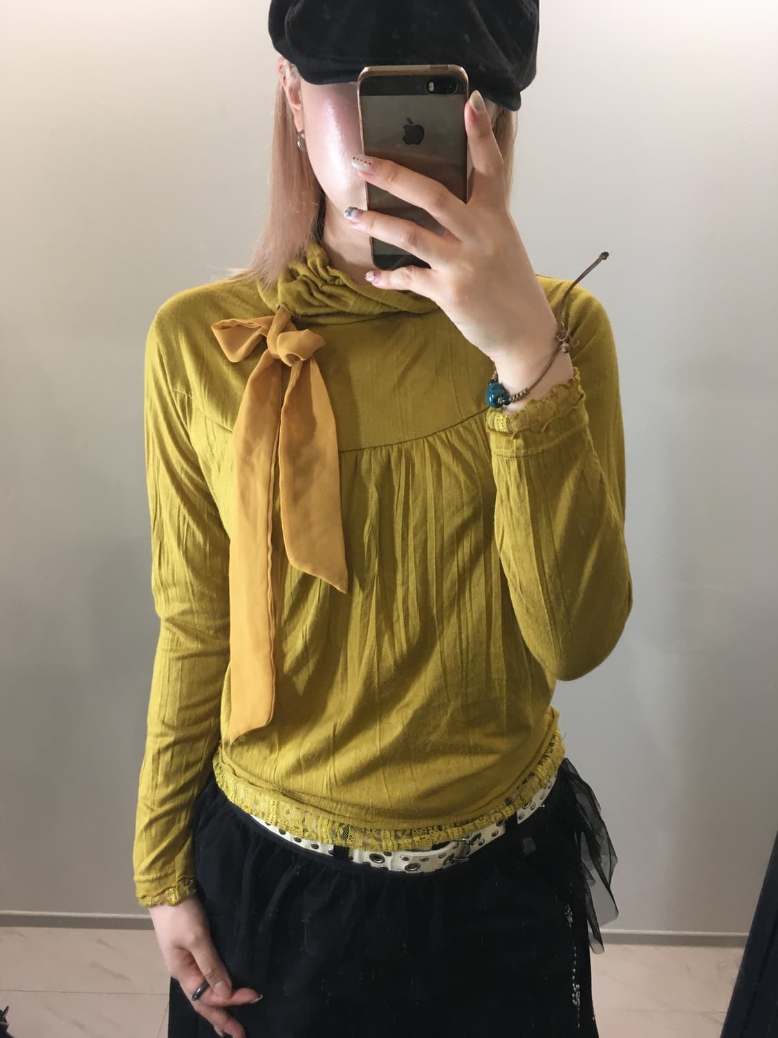 jpn vintage lace ribbon pullover t shirt 상품이미지3