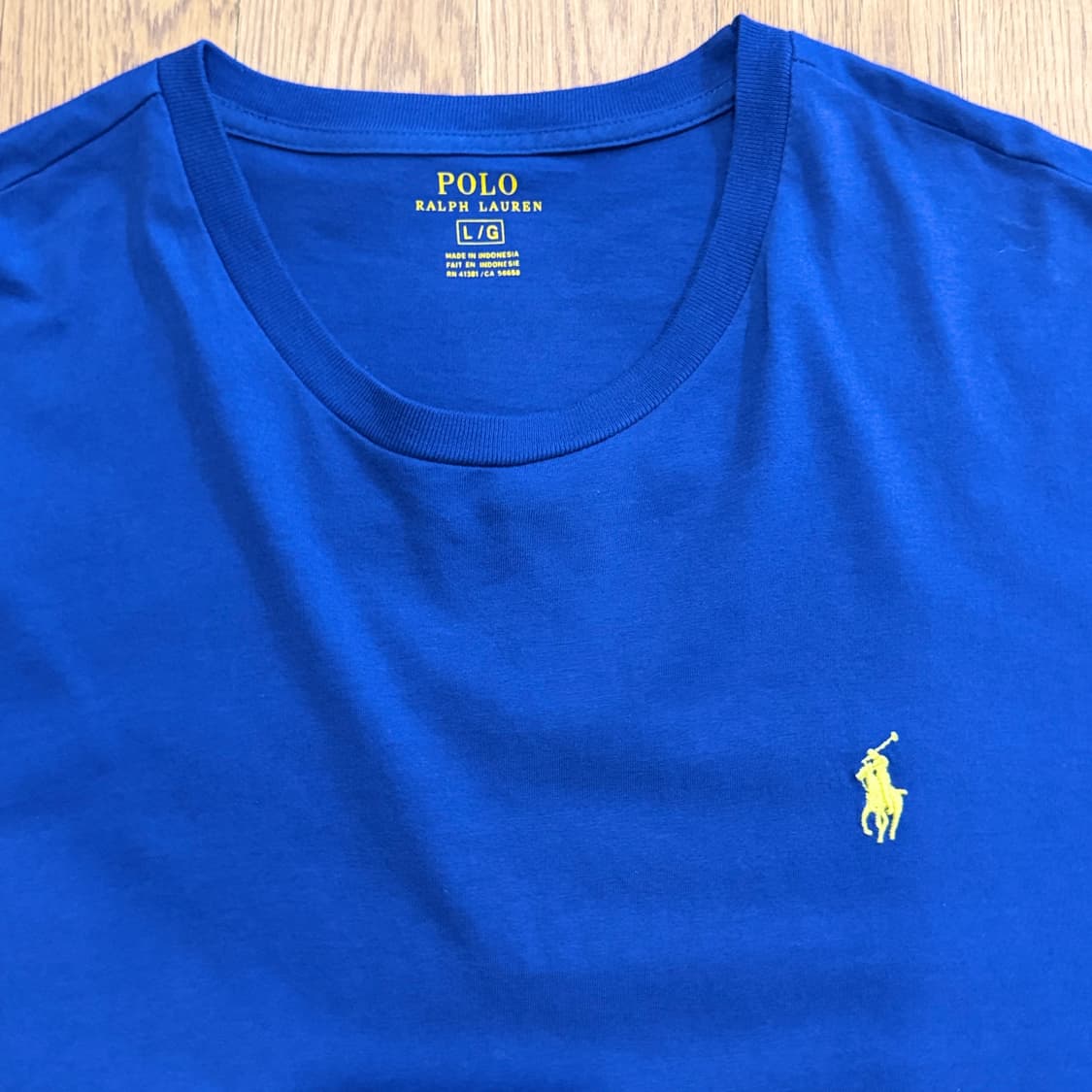 폴로 랄프로렌 딥 블루 라운드넥 반팔 티셔츠 상품이미지2