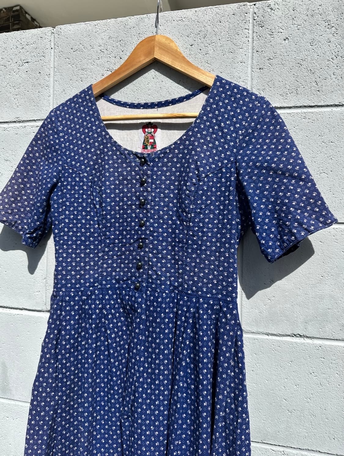 오스트리아 티롤 플라워 패턴 원피스 상품이미지2