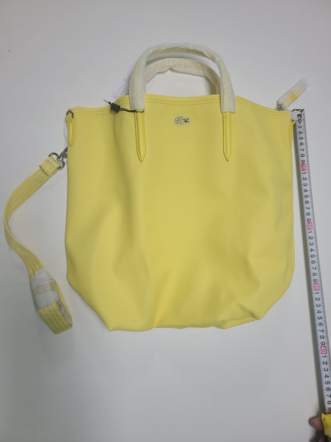 라코스테 버티컬 쇼퍼백 (선샤인 옐로우) 상품이미지1