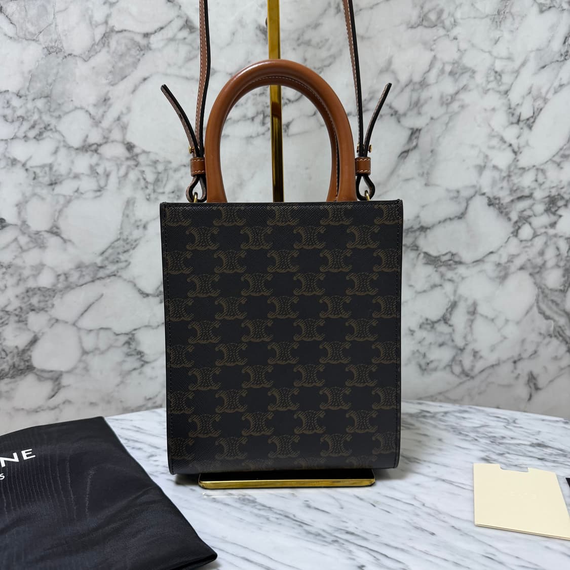 셀린느 카바스 미니 토트백 크로스백
 상품이미지3