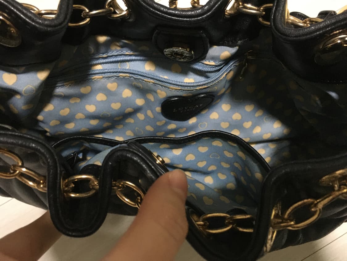 러브캣 퀄팅 체인 숄더백(정품100%) 상품이미지5