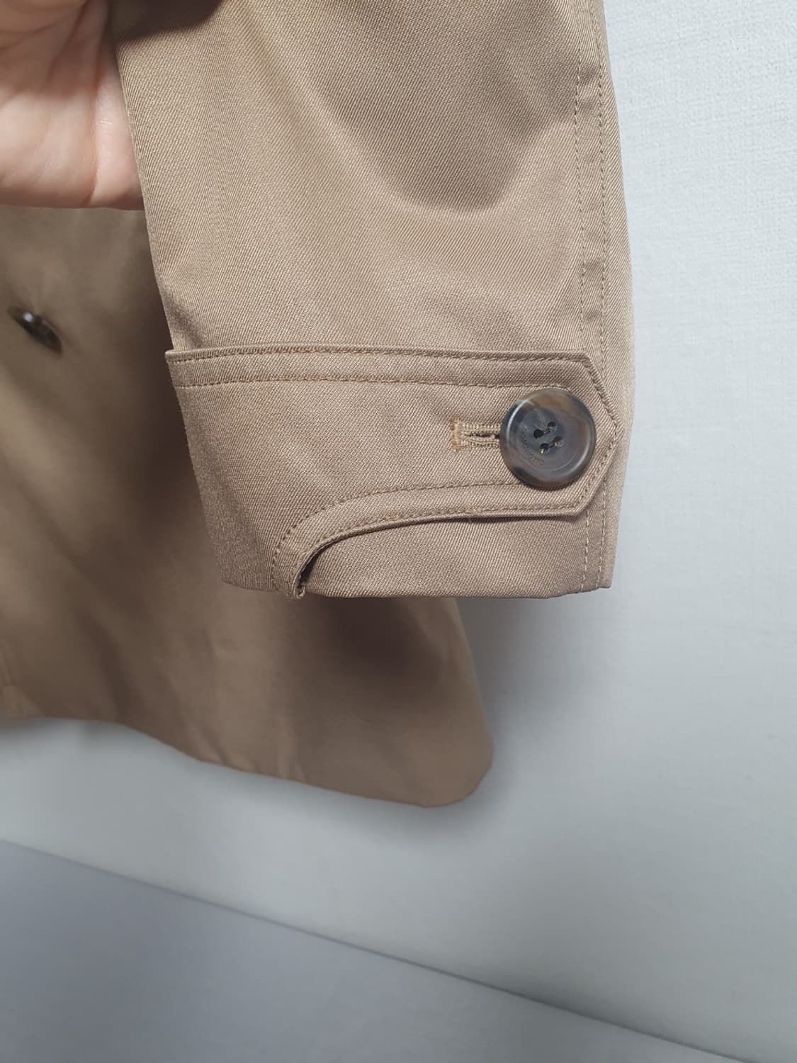 🧥🤎 지오송지오 벨티드 더블 트렌치 100 상품이미지7