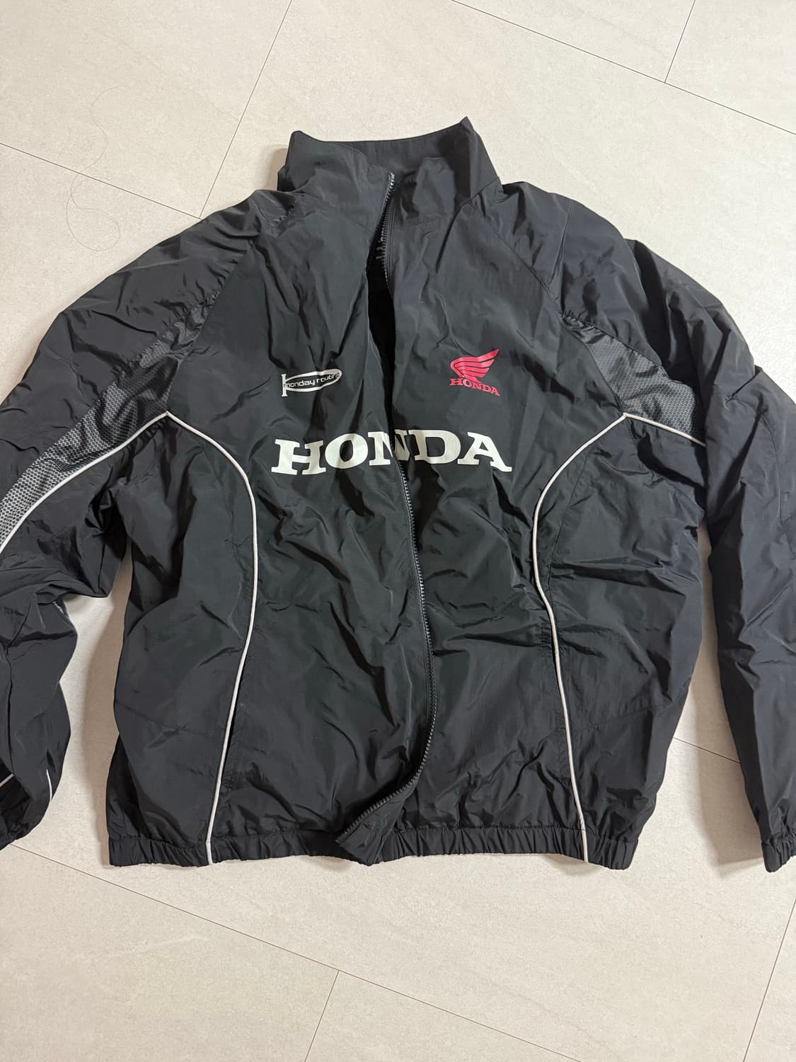 혼다 트랙 집업 자켓 블랙 상품이미지1