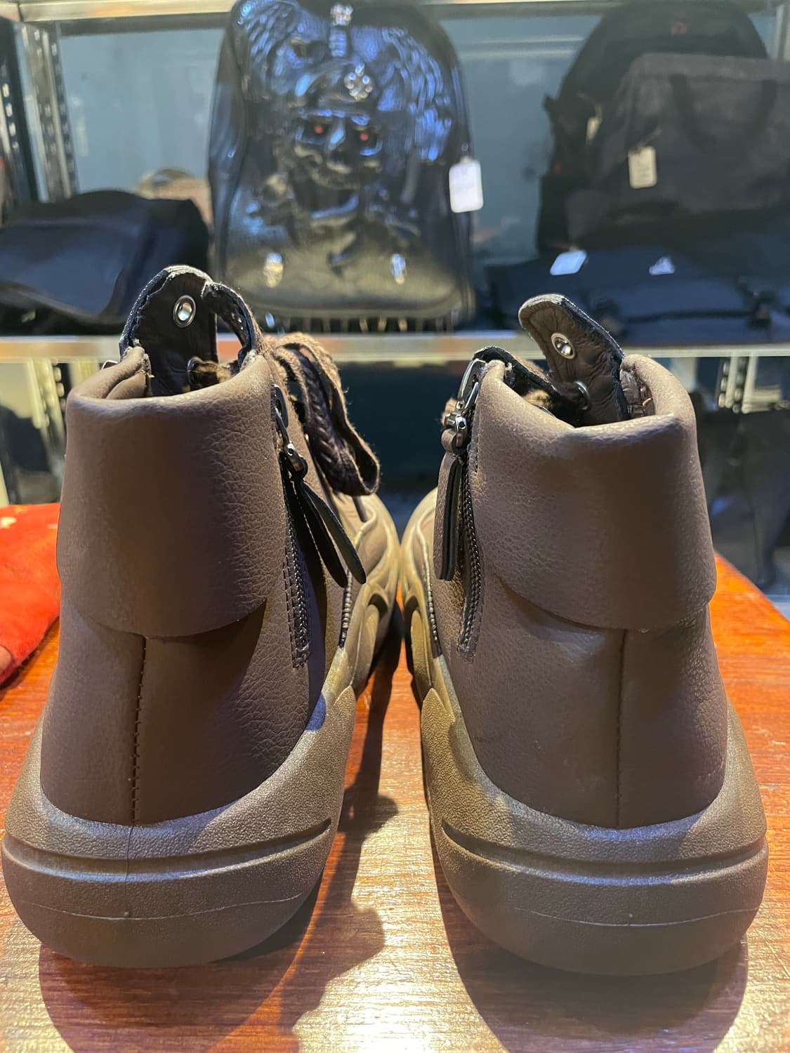 통굽 가죽 부츠/워커 상품이미지5