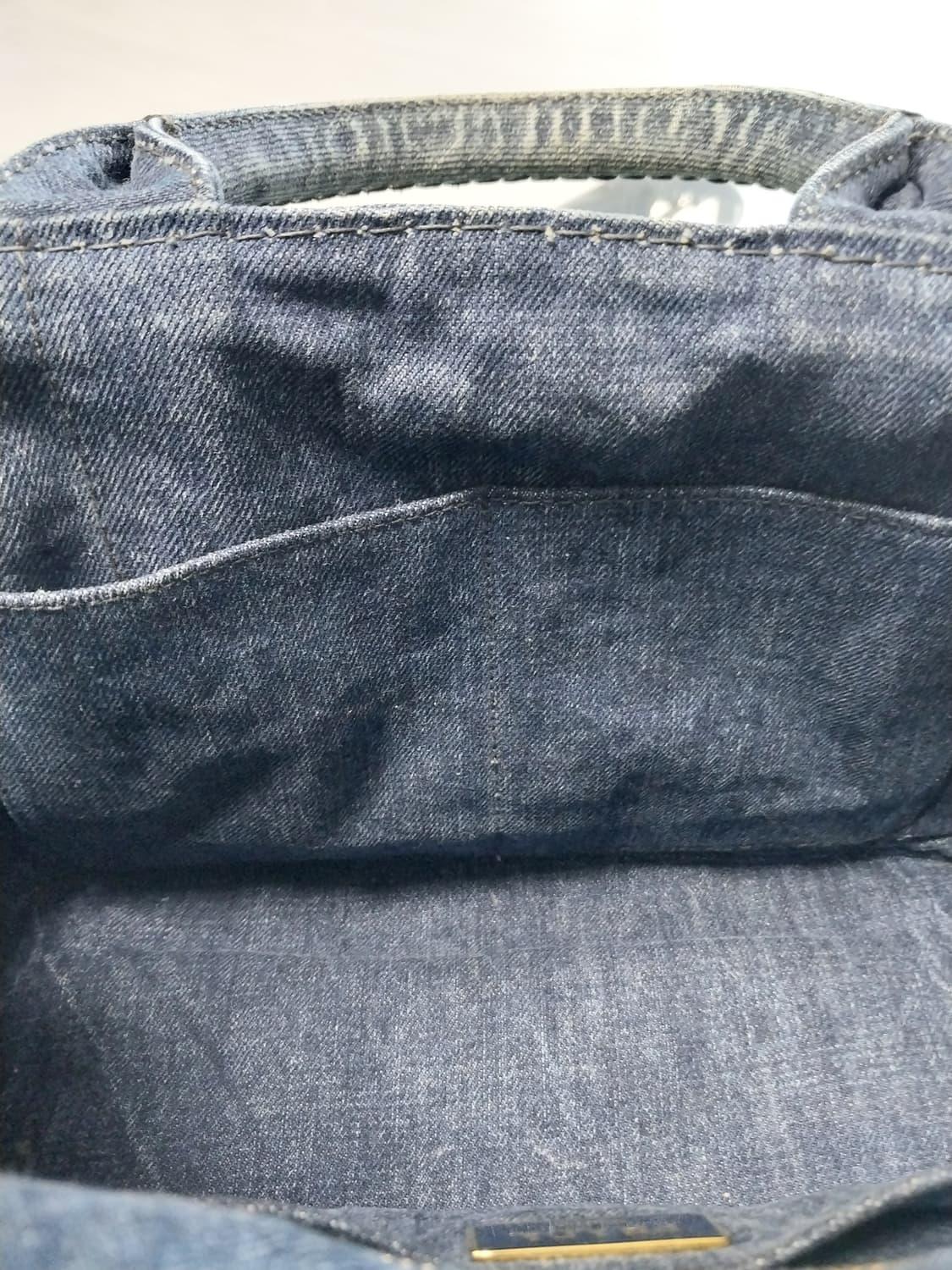 프라다카나파데님백/스몰사이즈  상품이미지8