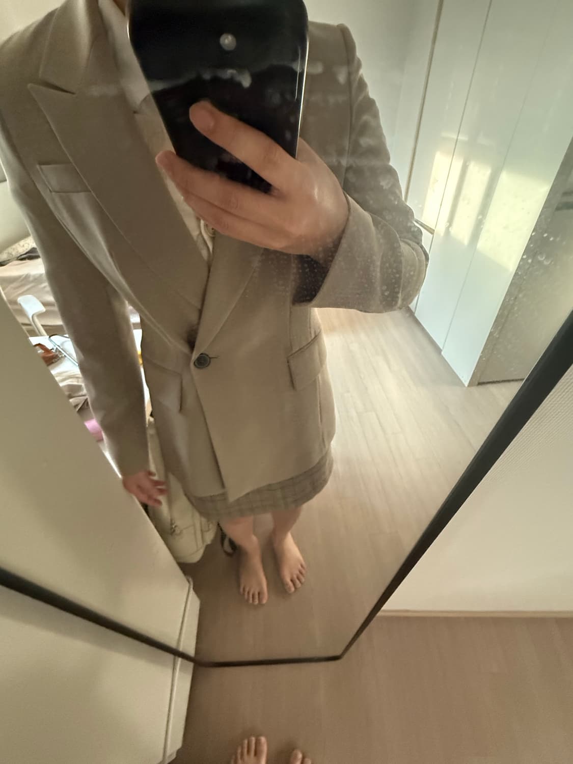 Kenneth lady 싱글버튼 일자핏 정장자켓 EVJKPK8300 상품이미지1