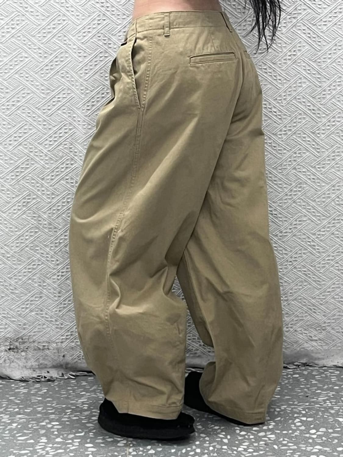 무신사스탠다드 캐주얼 핀턱 코튼팬츠 면바지 32인치 C09192 상품이미지2