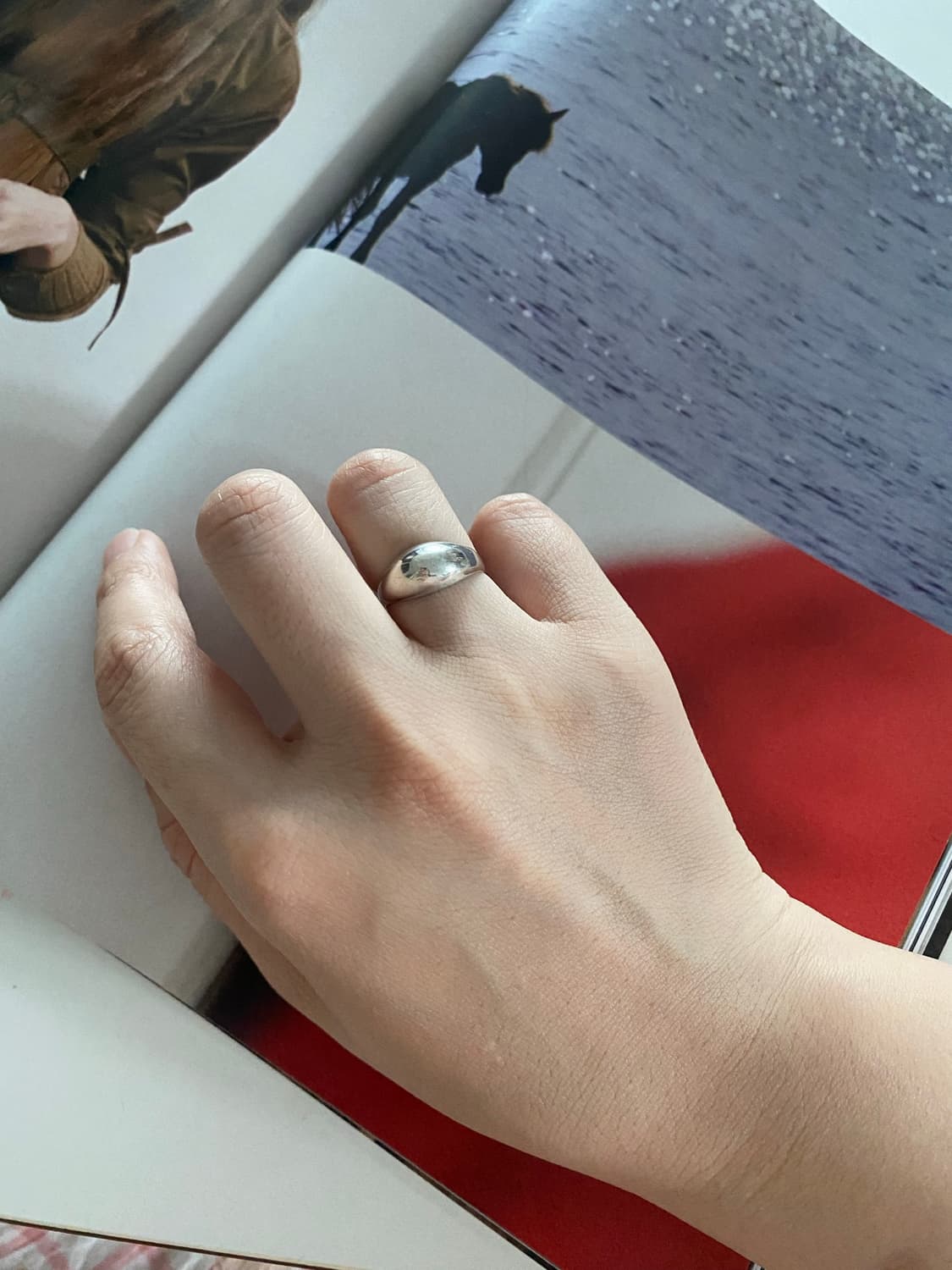빈티지 실버톤 블룸 반지 상품이미지5