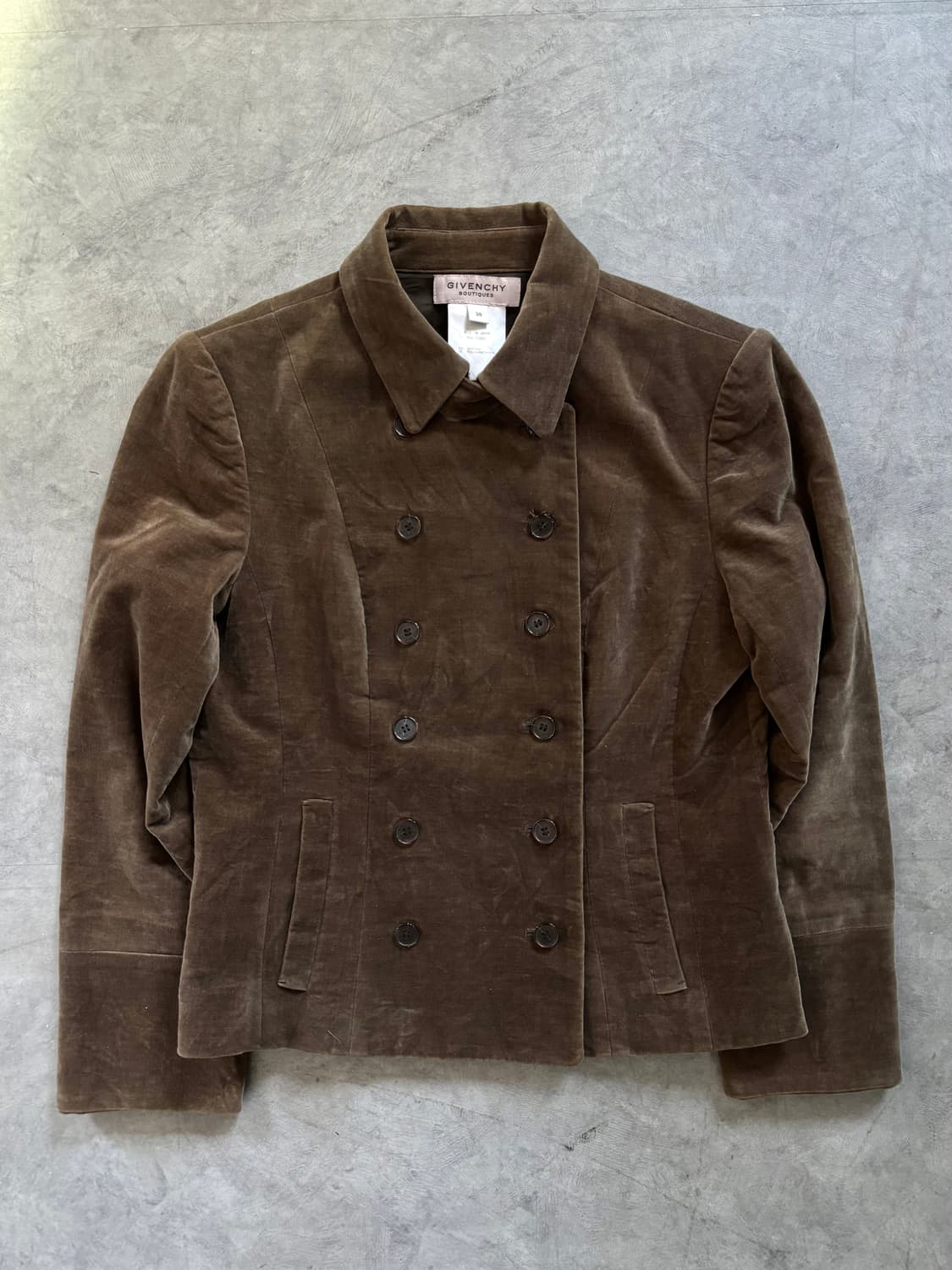 Givenchy 지방시 90‘s 브라운 더블 브레스티드 자켓 상품이미지2