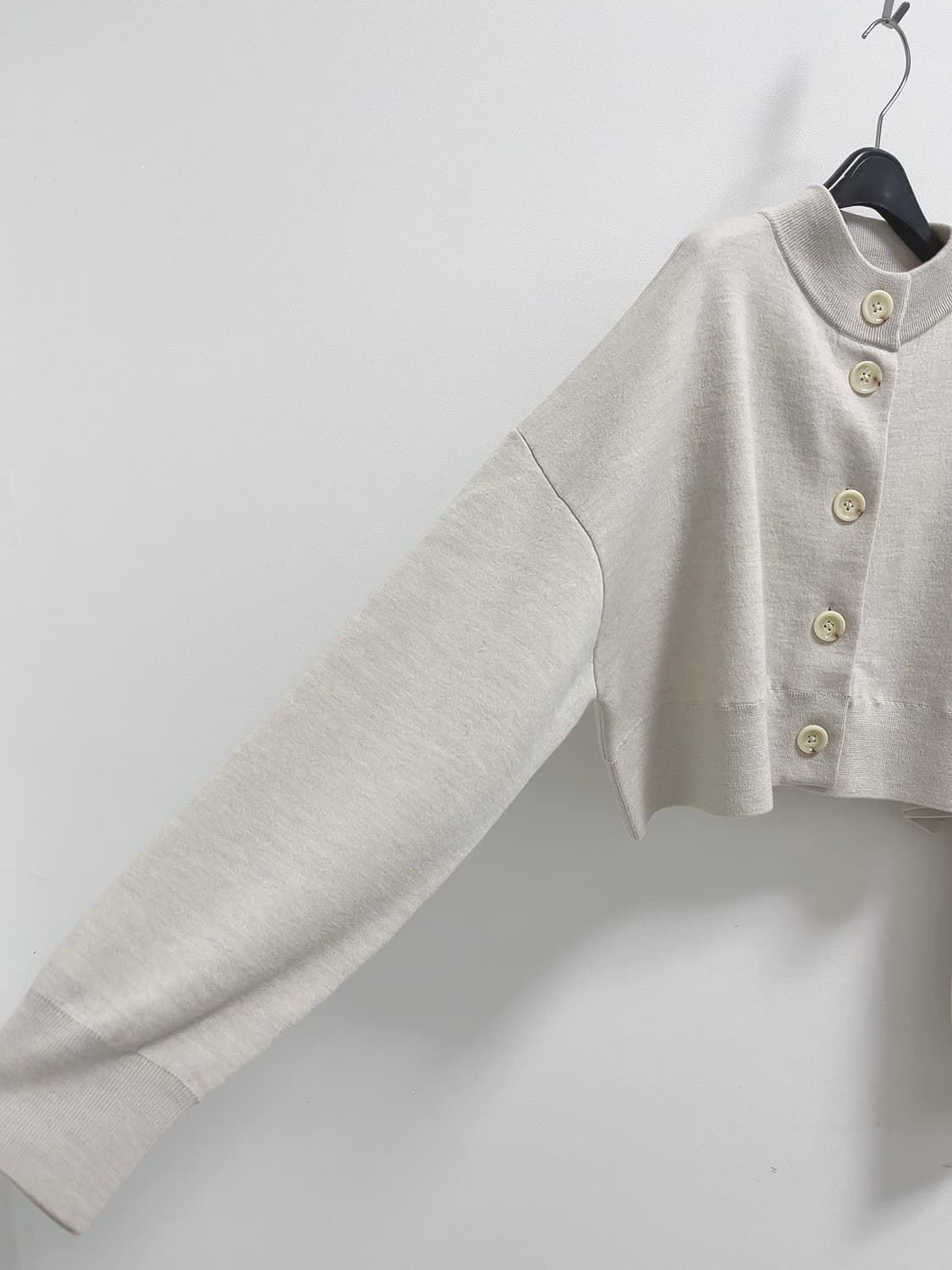 엔폴드 하이넥 루즈핏 가디건 상품이미지6