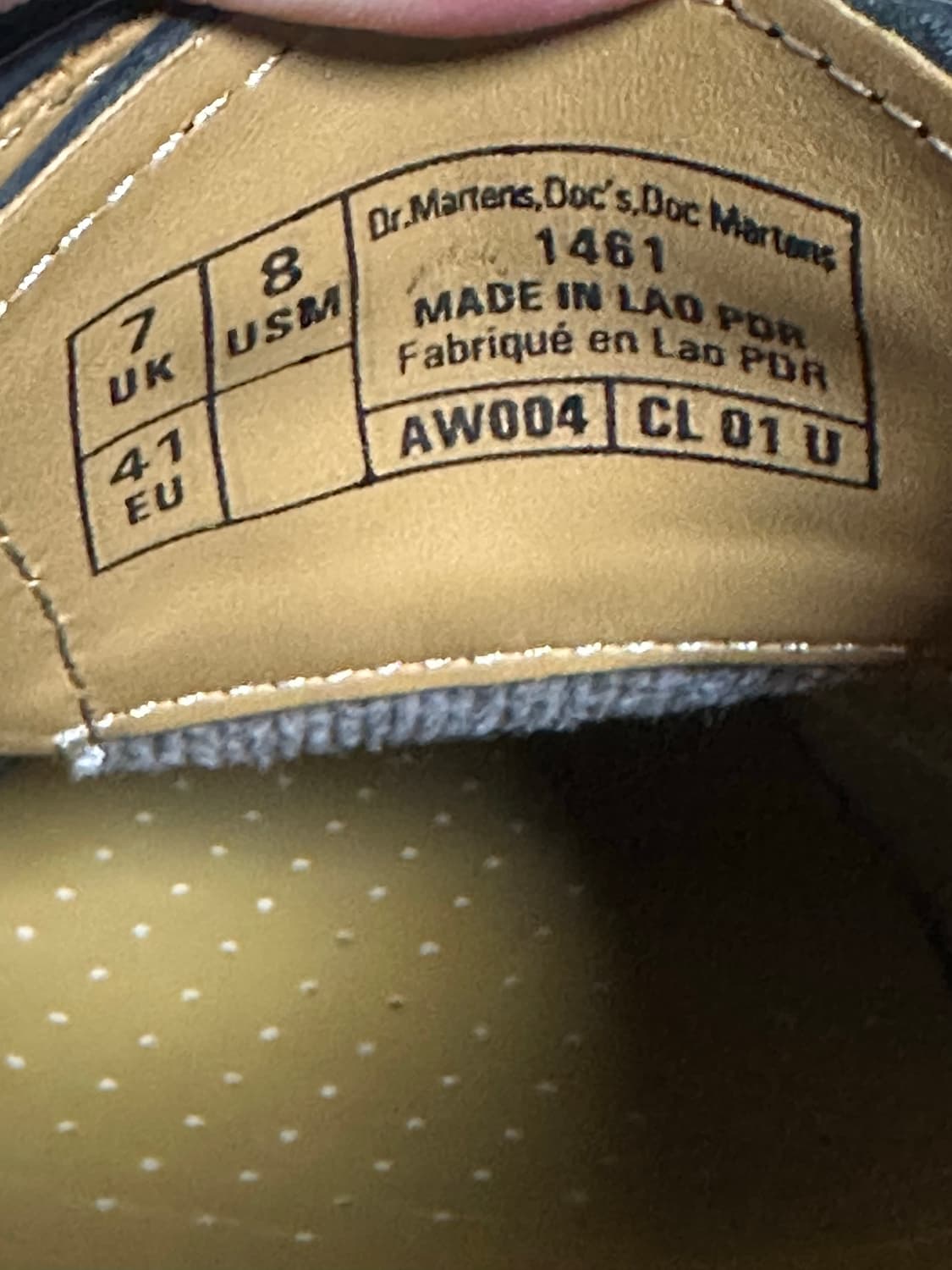 (260,uk7) 닥터마틴 1461 스무스 상품이미지5