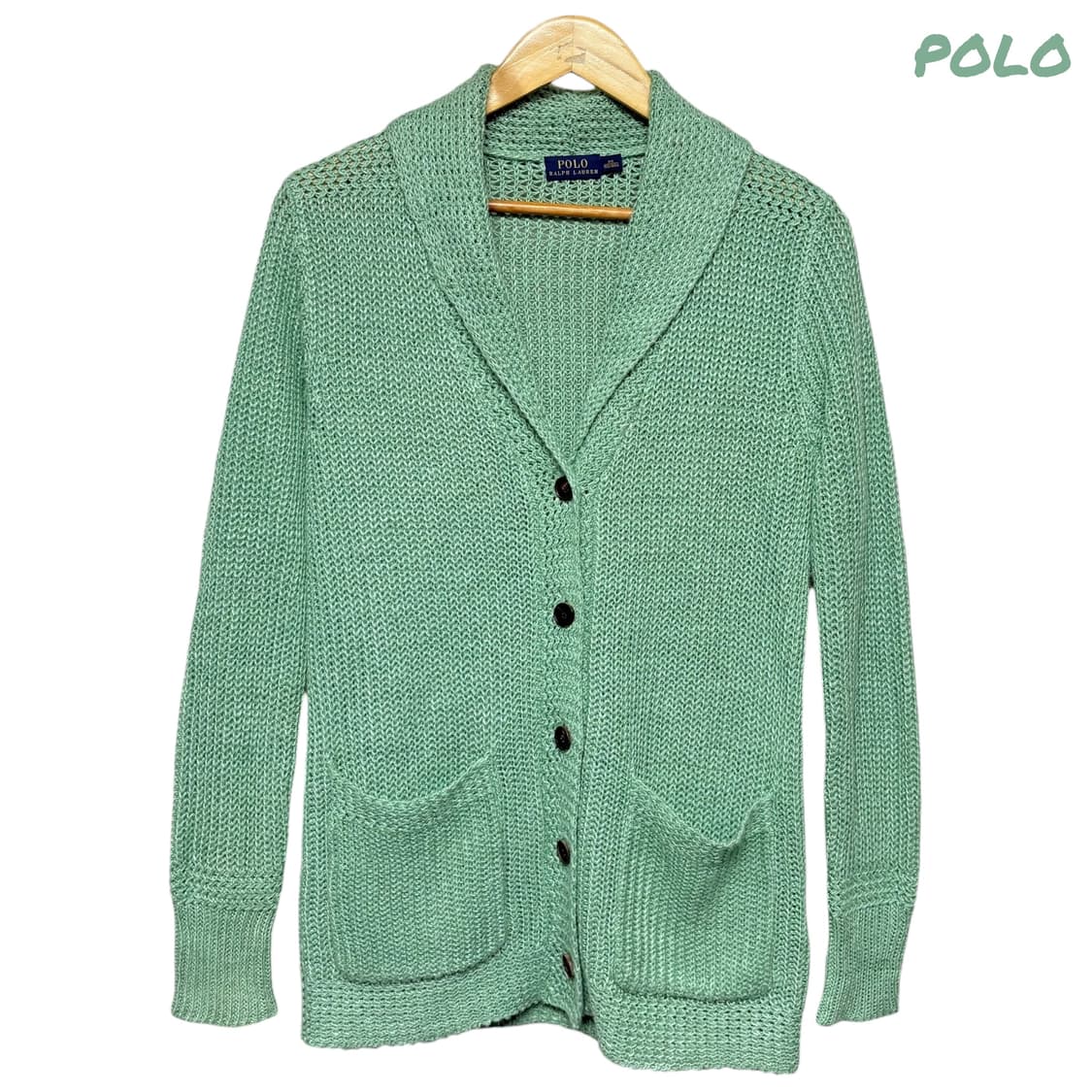 3772 폴로 랄프로렌 뜨개 크로셰 니트가디건 상품이미지1