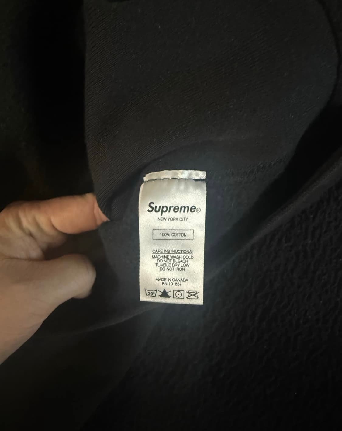 슈프림 반다나 박스로고 후드 블랙 L 상품이미지4