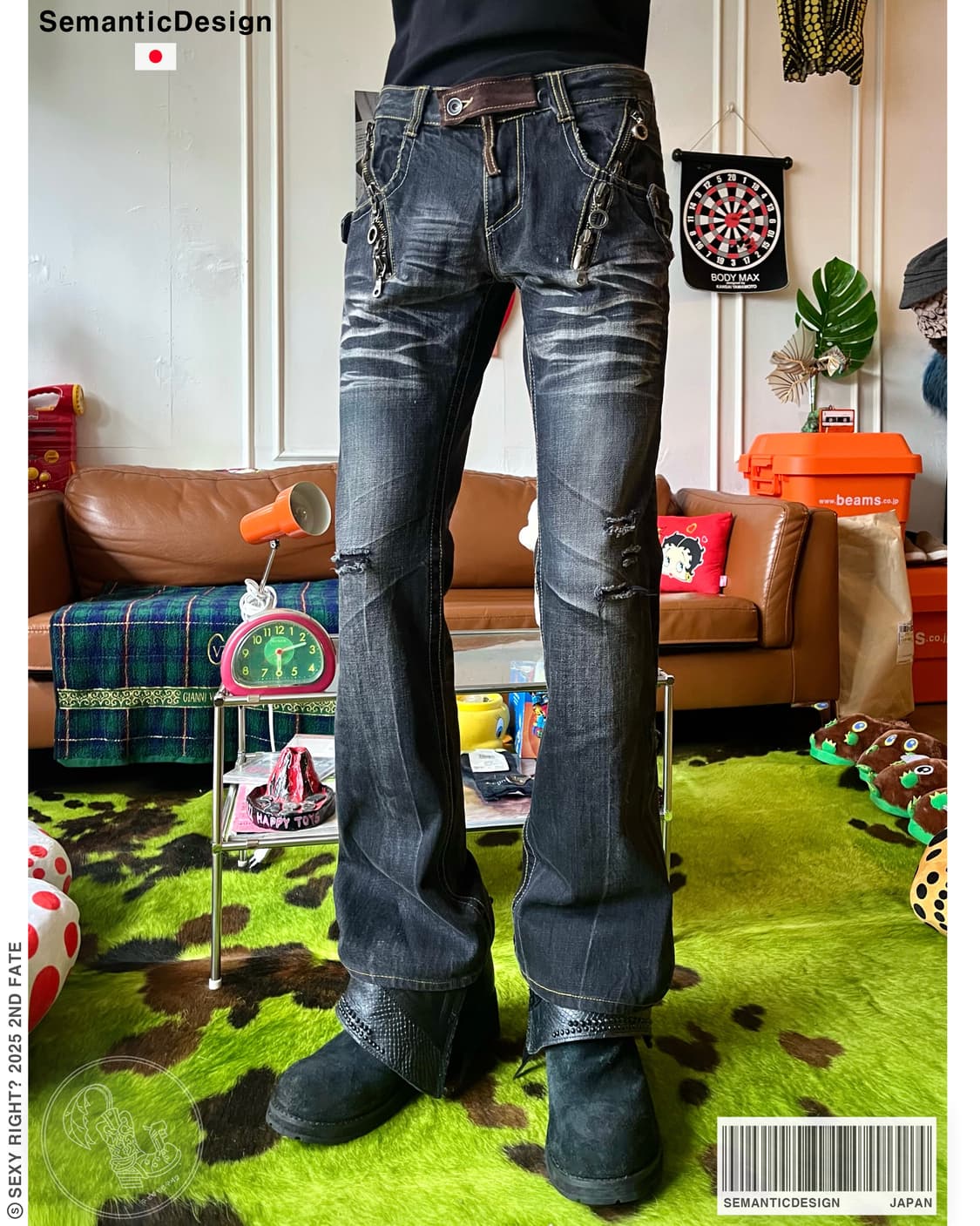 Semanticdesign Washed Flare Denim Pants 상품이미지1