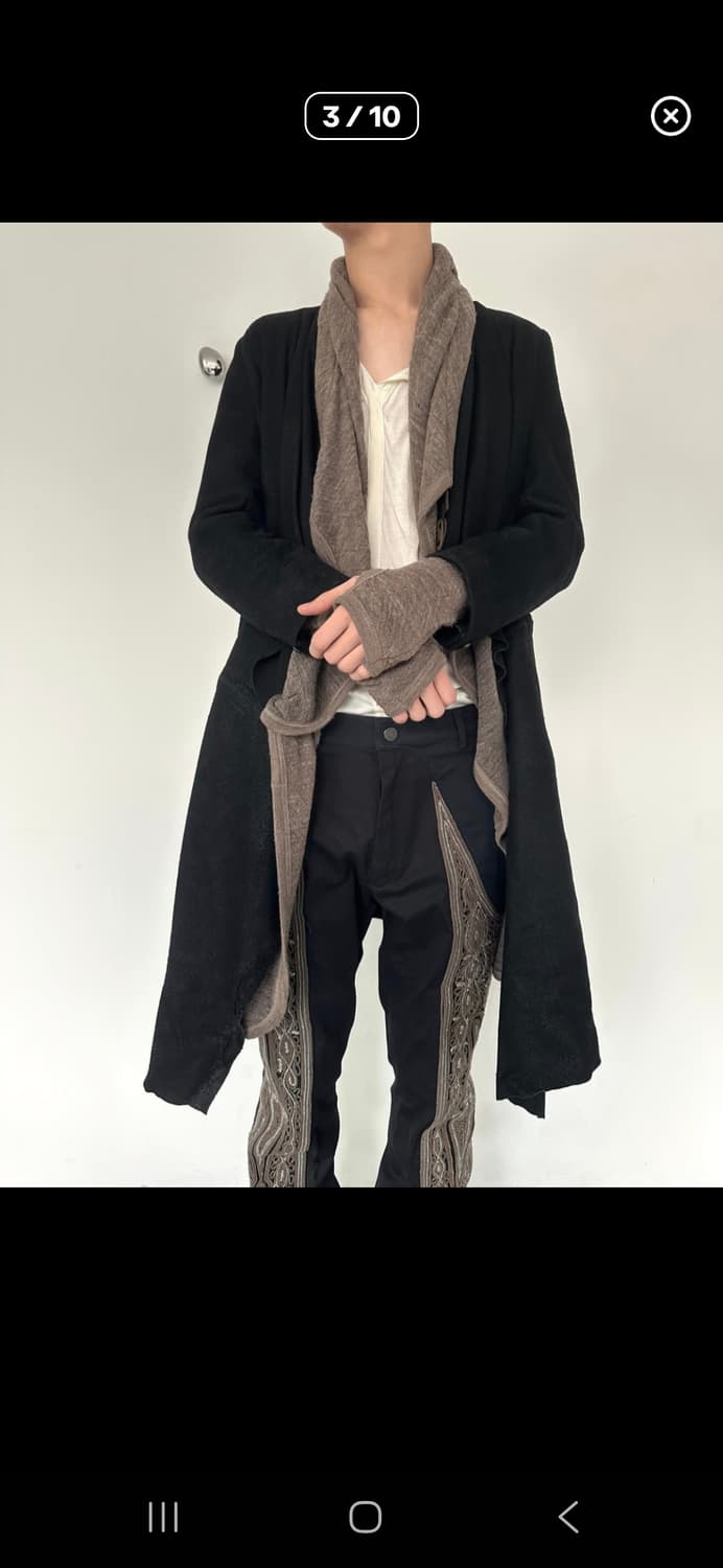 아이작 세럼 디어스킨 드레이프 레더 자켓 상품이미지8