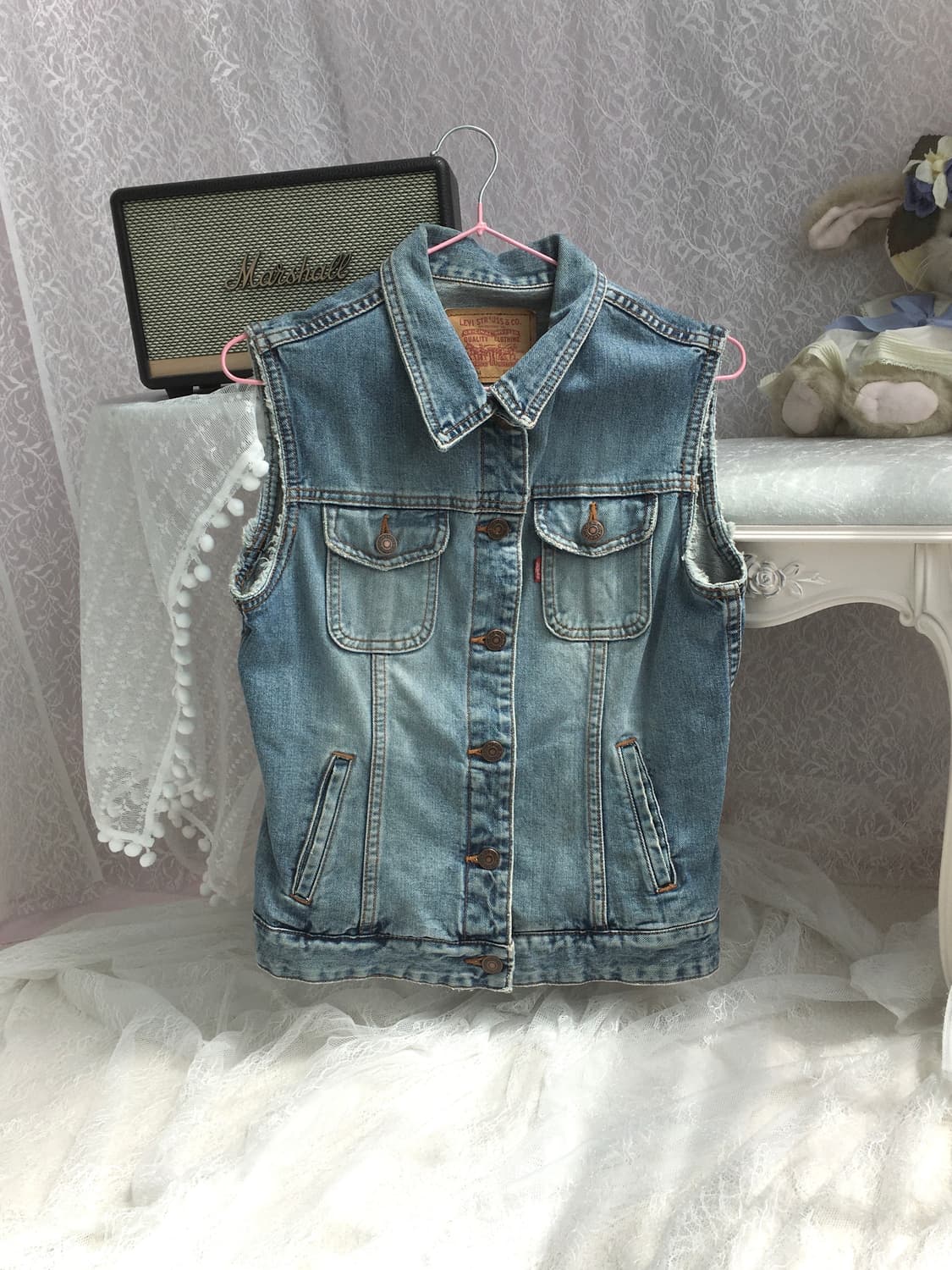 Levis denim vest 상품이미지3