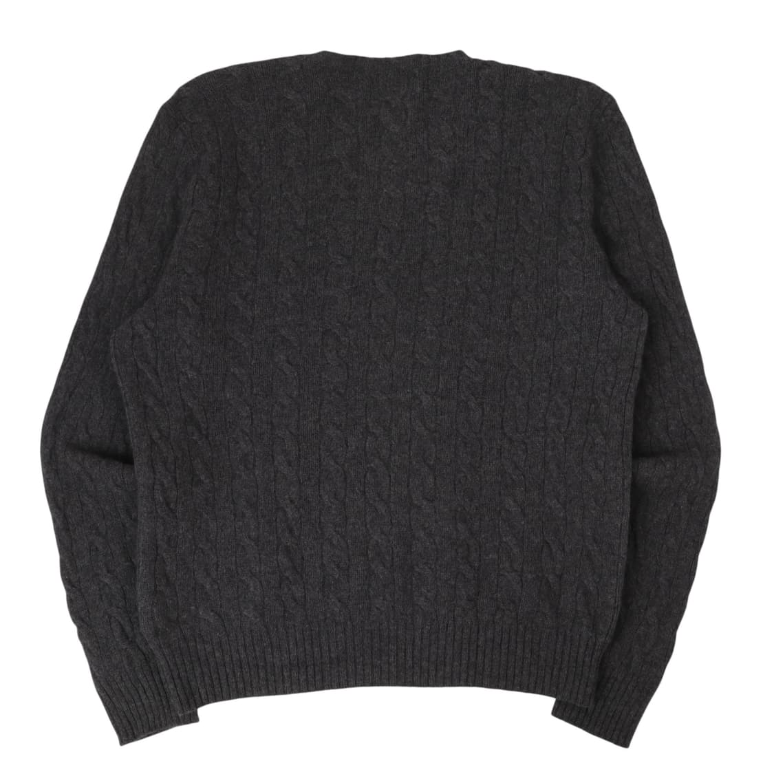 폴로 랄프로렌 챠콜 울 캐시미어 케이블 니트 상품이미지5