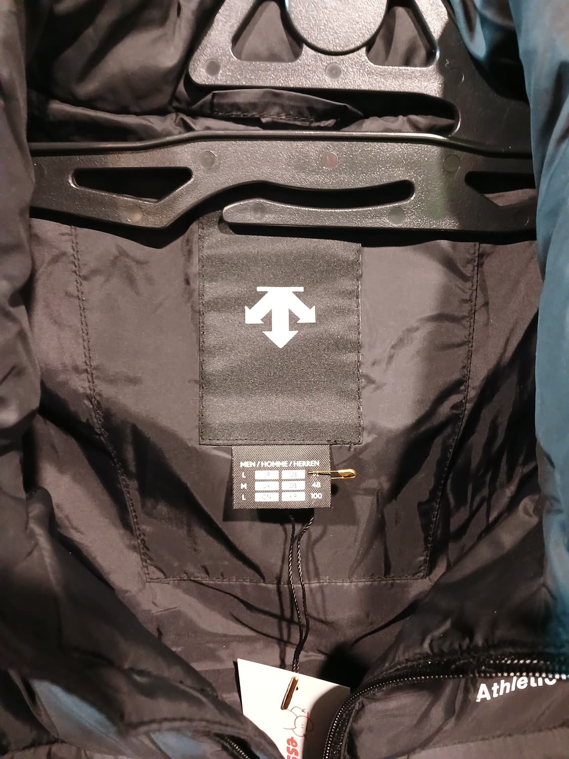 데상트 중경량 다운자켓 블랙 상품이미지3