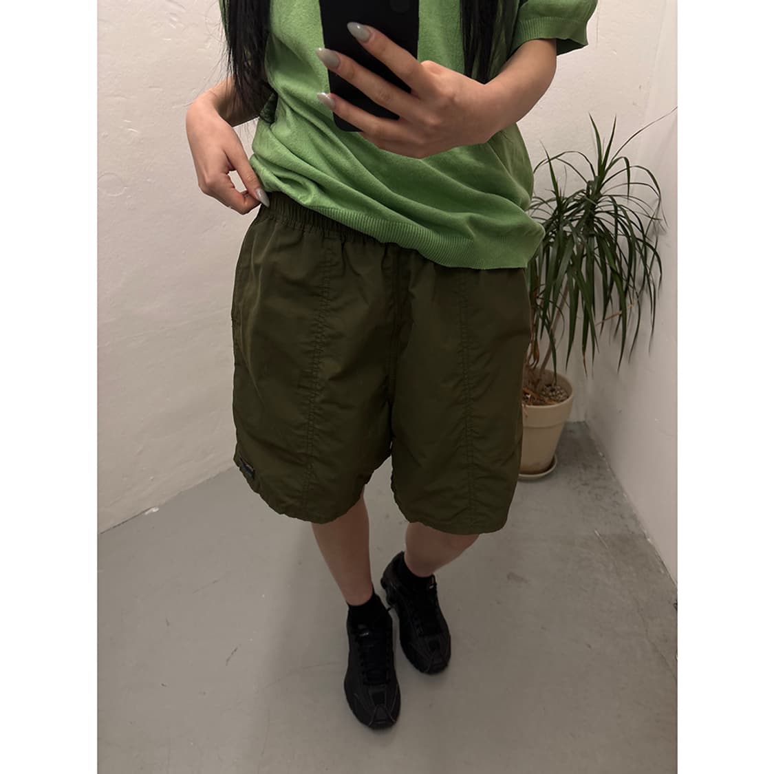 FREAK'S STORE Cotton Nylon Easy Shorts 상품이미지3