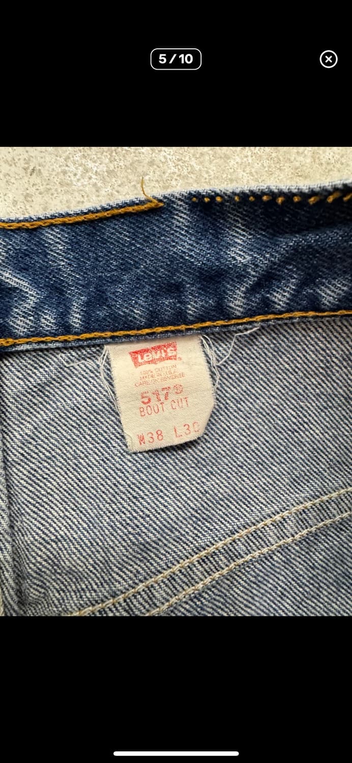 Levi’s 517 90s 부츠컷 데님 usa 상품이미지4