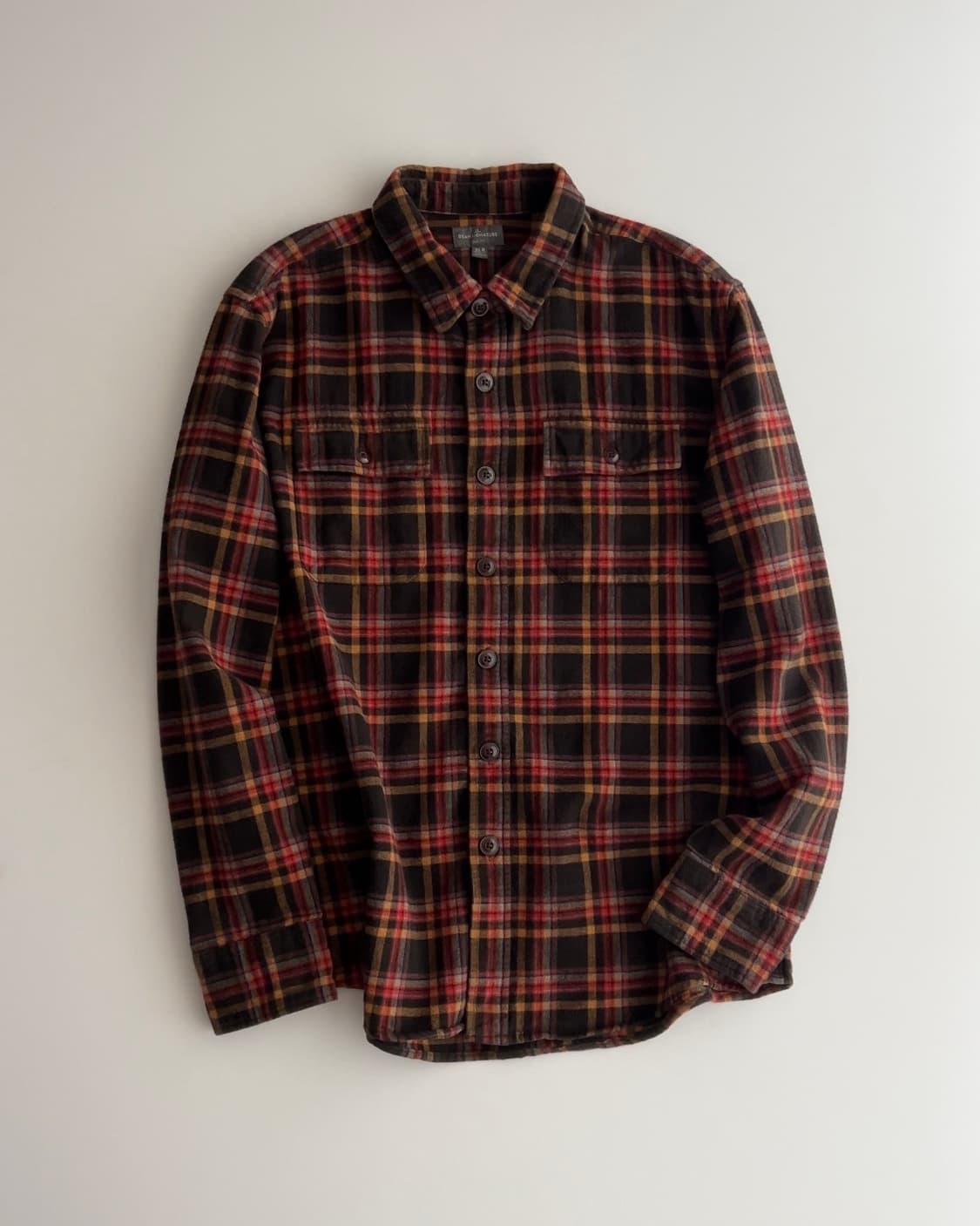 엘엘빈 체크 플란넬 셔츠 XL 상품이미지1