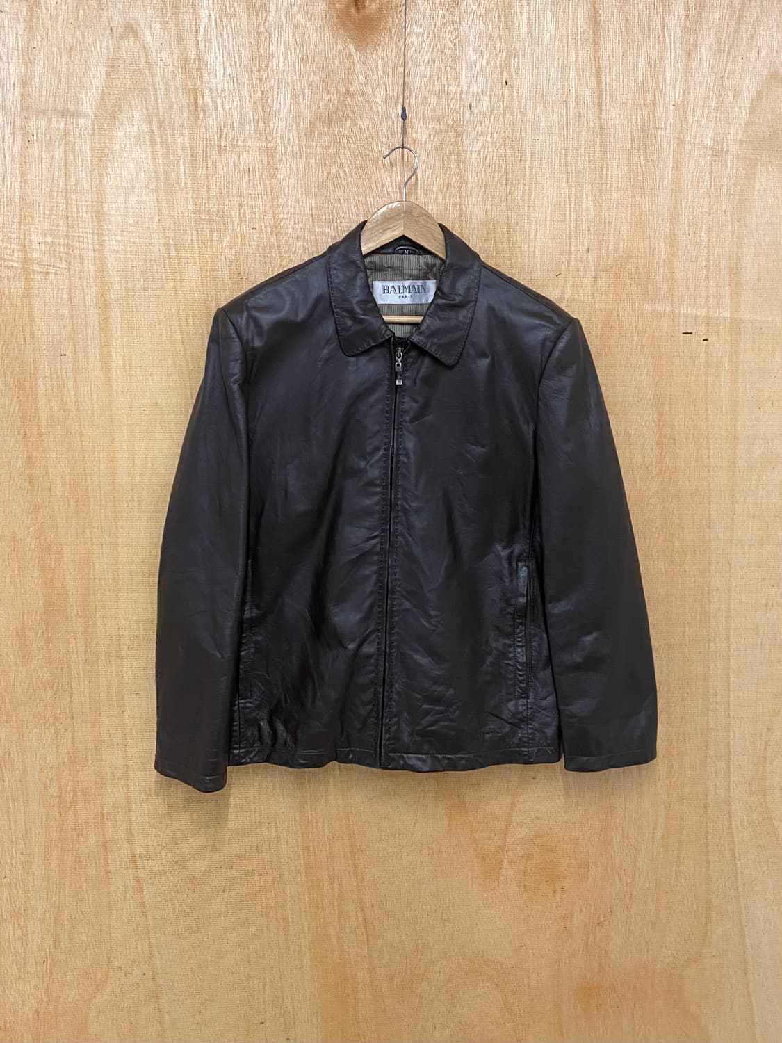 BALMAIN leather jacket 발망 레더 자켓 상품이미지1