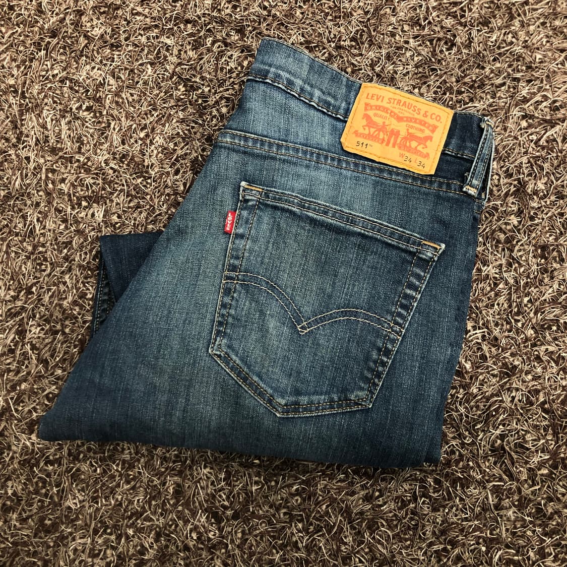 리바이스 511 워싱 데님 팬츠 상품이미지1