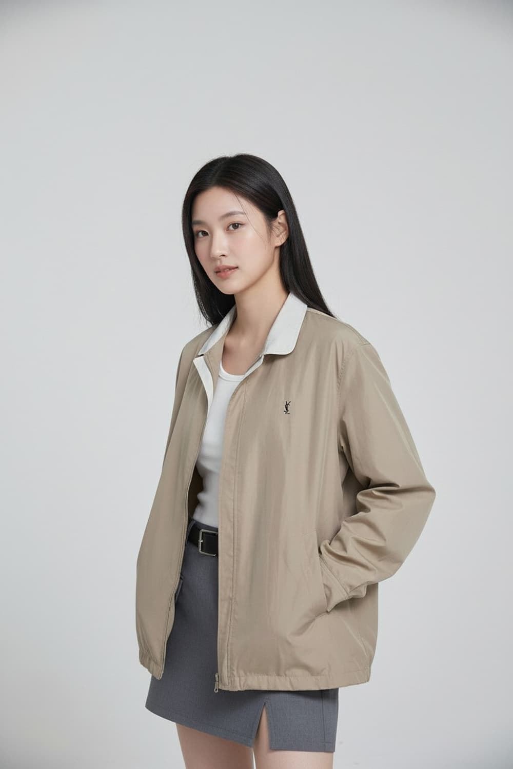 입생로랑 베이지 바람막이 자켓 105 상품이미지1