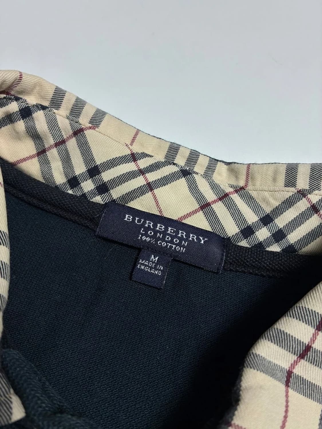 버버리 노바 체크 카라 폴로 반팔 티셔츠 R1359 상품이미지6
