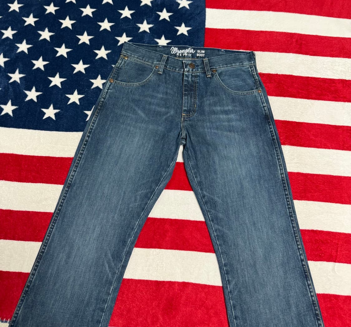 랭글러부츠컷데님 wrangler bootcut denim웨스턴부츠컷데님 상품이미지4