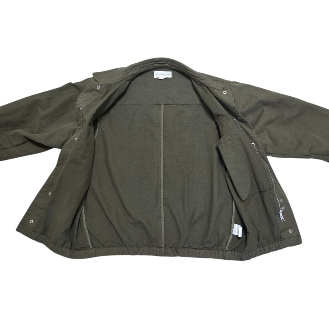 Lafudgestore 라퍼지스토어 올리브카키 투웨이 숏 자켓 상품이미지4