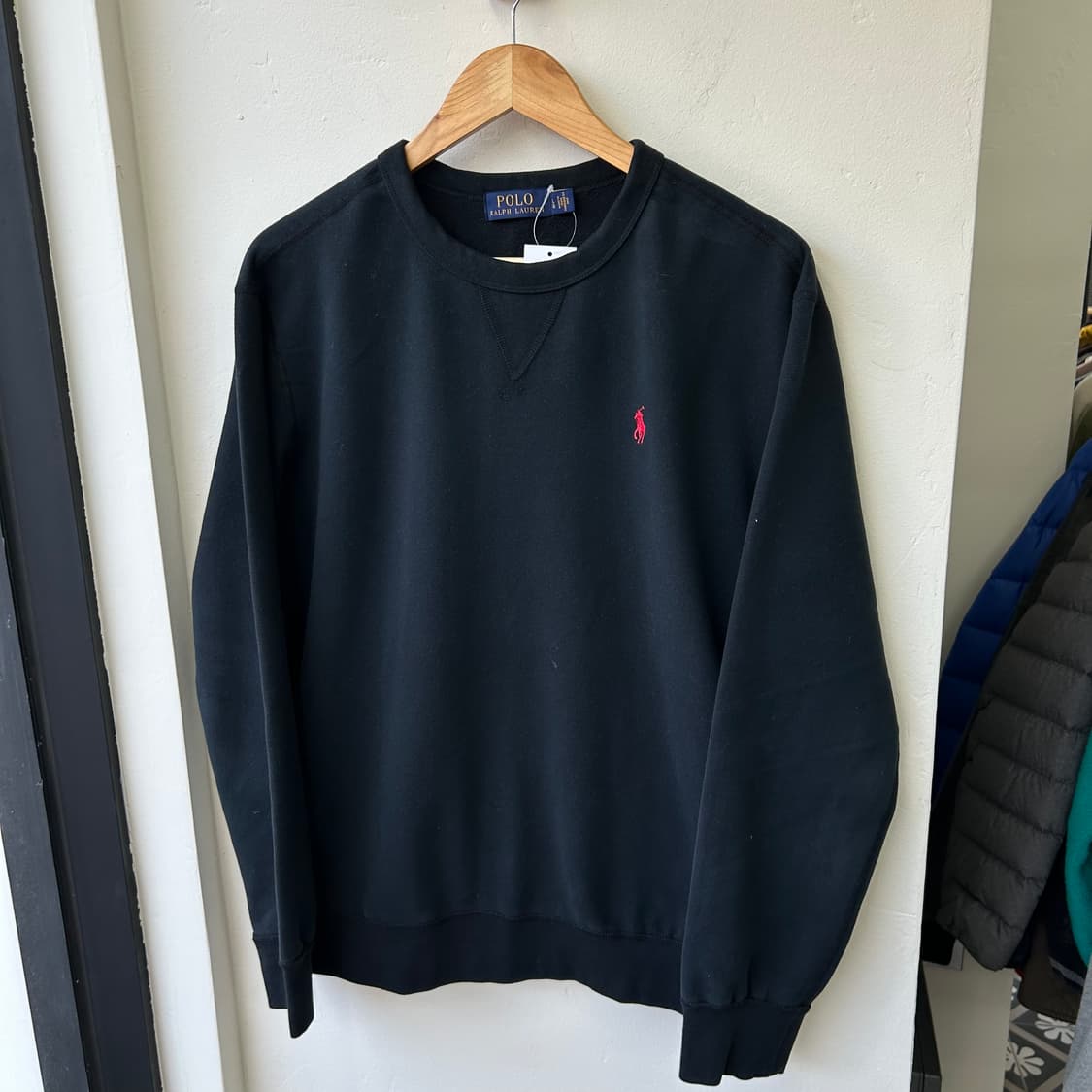 16022 - 폴로 랄프로렌 블랙 맨투맨 상품이미지2